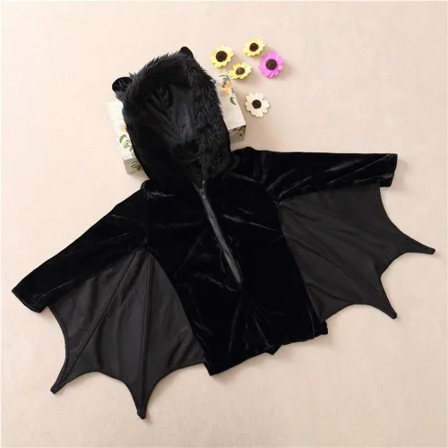 Vista 8 de Cozy Bat Jumpsuit Halloween Party Animal Costume Cosplay