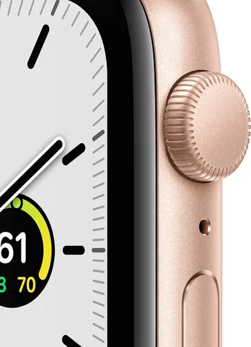 Vista 2 de Apple Reloj SE 1.732 in GPS Caja de Aluminio Oro - Correa Deportiva Starlight