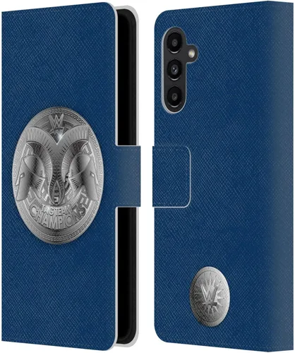 Vista 89 de Head Case Designs Officially Licensed WWE Cruiserweight Champion Title Belts Leather Wallet Case Compatible with Samsung Galaxy A07 4G Campeón