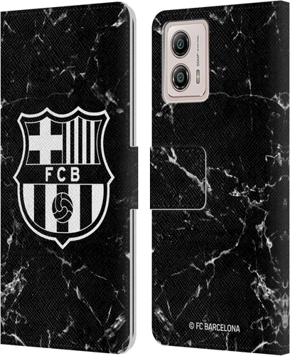 Vista 9 de Head Case Designs Funda de piel con licencia oficial del FC Barcelona Barca Crest Patterns, tipo cartera, compatible con Motorola Moto G53 5G