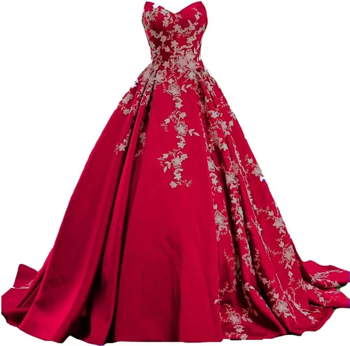 Vista 11 de Kivary Vestidos de noche formales de satén con encaje blanco largo de baile con cuello en V estilo gótico Negro
