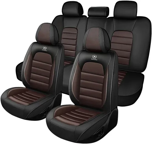 Vista 32 de Funda de cuero de 2 asientos para Mazda CX-3 CX-30 CX-5 CX-50 MX-30, antideslizante, impermeable, resistente al desgaste, funda universal