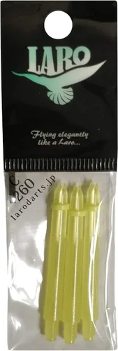 Vista 14 de L-style Laro Locked Dart Shafts – Lightweight Plastic Shafts for Soft Tip & Steel Tip Darts Claro