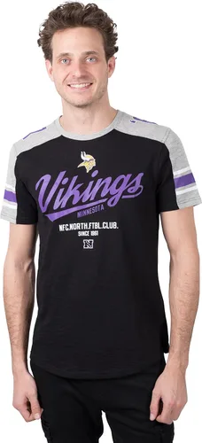 Vista 19 de Ultra Game NFL - Camiseta raglán de manga corta para hombre