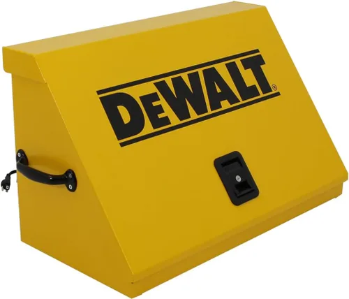 Vista 3 de DeWalt - Caja de herramientas triangular de 30 x 15 pulgadas, acero, color amarillo