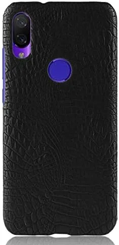 Vista 2 de Funda de piel sintética para Xiaomi Redmi Note 7 (ultrafina), diseño de piel de cocodrilo