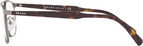 Vista 2 de Prada Gafas de sol con montura de metal Gunmetal lentes transparentes 2126in Top Mt Gunmetal en Gunmetal