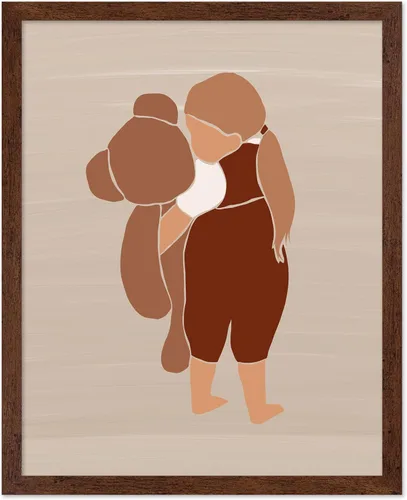 Vista 12 de Poster Master Faceless Child Poster - Retro Building Blocks Print - Playful & Pastel Art - Chic Boho Design - Modern Artwork - Aesthetic Decor