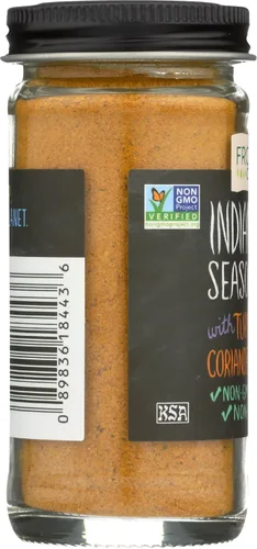 Vista 6 de Frontier Co-op Condimento de Curry Indio, Botella de 1.87 Onzas, Sabor Complejo con Cúrcuma, Semillas de Cilantro y Limón