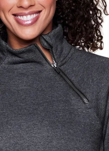 Vista 5 de RBX Active - Vestido tipo túnica de forro polar con cremallera de 14 para mujer, vestido tipo suéter con bolsillos