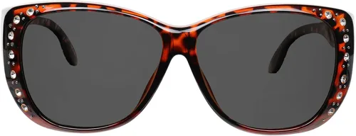 Vista 3 de Gafas de sol que se ajustan sobre gafas para mujer, protección UV, polarizadas y visión nocturna Fitover