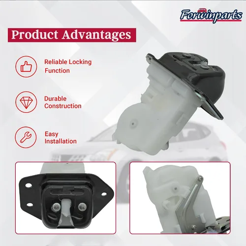 Vista 5 de Forwinparts Ensamblaje de bloqueo del pestillo del maletero trasero para Nissan Murano Rogue Leaf Versa Juke 2005-2017 90502CA00C 90502EN000
