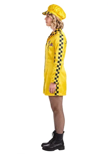 Vista 2 de Disfraz de Vestido Speedster Amarillo para Niña Multicolor