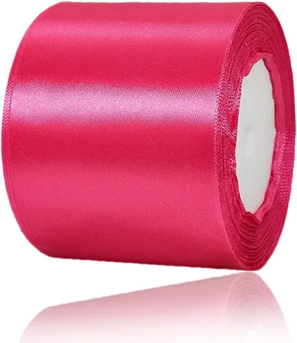 Vista 130 de Cinta de Satén Beige de Color Sólido, 1-1/2 Pulgadas x 25 Yardas, Cinta de Satén de Tela para Envolver Regalos, Manualidades, Hacer Lazos