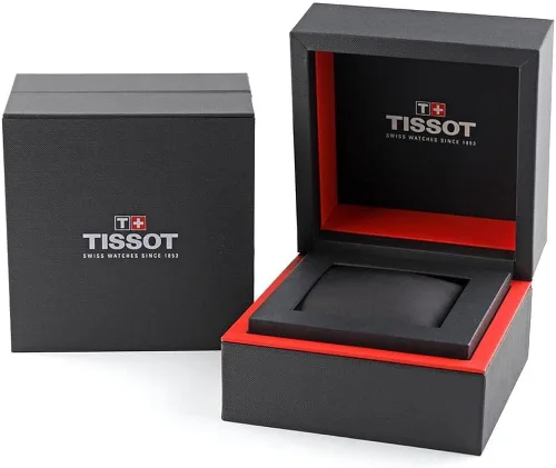 Vista 7 de Tissot T-Race - Caja de acero inoxidable 316L para hombre con revestimiento PVD negro, reloj cronógrafo suizo Tissot automático, negro, caucho, 22
