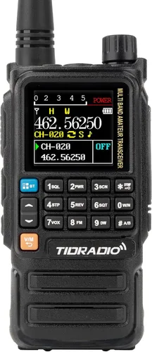 Vista 10 de TIDRADIO TD-H3 Plus GMRS - Radio de mano, programación de aplicaciones, walkie talkie de largo alcance con auricular, batería de 2500 mAh