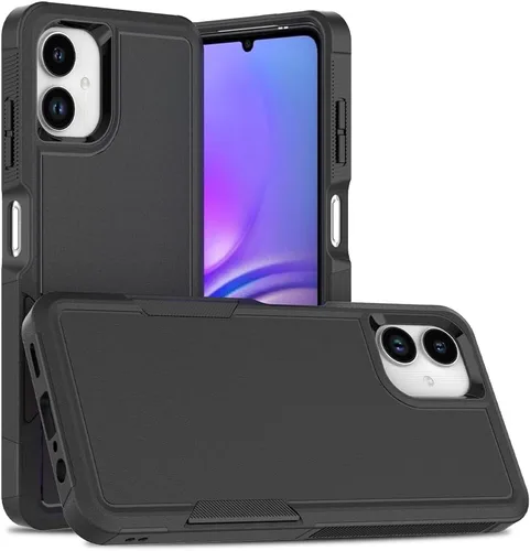 Vista 47 de Funda WOGROO para Samsung Galaxy Z Fold 4 - Funda protectora para teléfono a prueba de golpes, duradera, negra