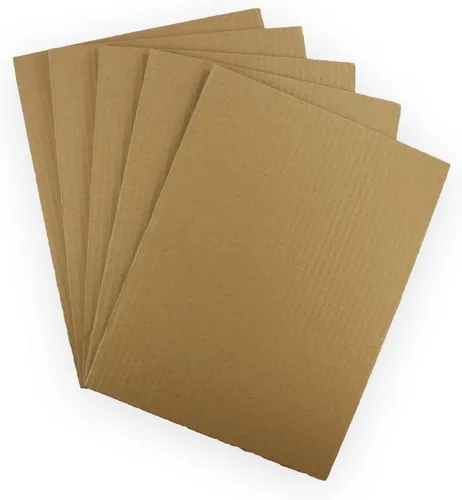 Vista 5 de EcoSwift Paquete de almohadillas de cartón corrugado ligeras de 8.5 x 11 x 0.12 pulgadas para mudanza, correo o almacenamiento (paquete de 200)