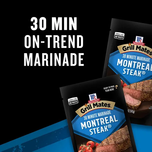 Vista 12 de McCormick Grill Mates Montreal Steak 30 Minute Marinade, 5 oz