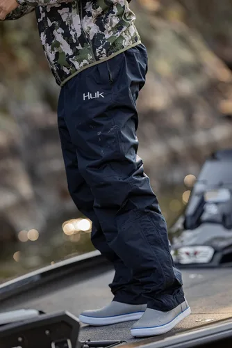 Vista 5 de HUK Gunwale - Pantalón de lluvia resistente al agua y al viento para hombre