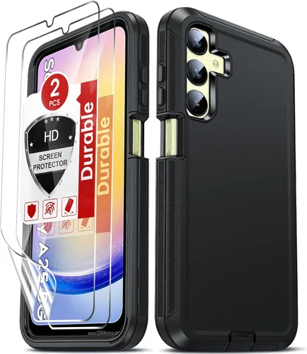 Vista 41 de LeYi Funda compatible con Samsumg Galaxy A05 4G: Galaxy A05 4G con resistente a los golpes, 3 en 1 de cuerpo completo, protección resistente