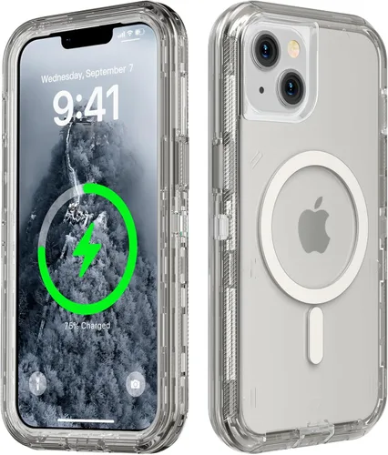 Vista 29 de Follaroma Funda para iPhone 11, Compatible con MagSafe, Fundas de Teléfono de Protección Resistente a Prueba de Golpes de Servicio Pesado