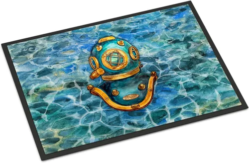 Vista 45 de Caroline's Treasures BB5366MAT - Tapete para puerta delantera de 18 x 27 pulgadas, para interiores y exteriores, antideslizante, lavable, de pelo
