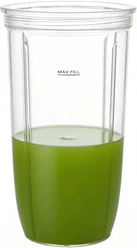 Vista 7 de Piezas de repuesto de vaso de 18 onzas, compatible con NutriBullet Combo (ZNBF30400Z/ZNBF30500Z/)/Select Blender 1200 (NB07200-1210) /PRO 1000