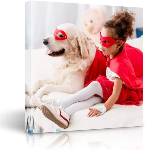Vista 10 de SIGNLEADER Lienzo decorativo personalizado para pared, impresiones de lienzo personalizadas con tus fotos, decoración perfecta de pared