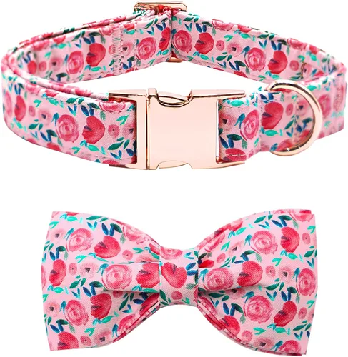 Vista 28 de Collar para perro, con estampado de tiburón, collar para cachorro, collar para mascotas, collar de lazo para perros, suave, duradero, ajustable