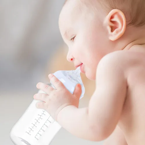 Vista 5 de Tapa para biberón compatible con biberón Philips Avent Baby Bottles Straw Lid, Baby Bottles Straw Cup Food-Grade Silicone