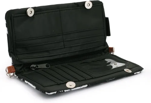 Vista 4 de KARACTERMANIA Cartera suave con cadena negra, 7.9 in, Negro -, Cartera suave con cadena negra