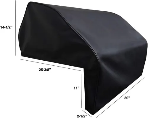 Vista 2 de Windproof Covers Cubierta de vinilo resistente de 30 pulgadas para adaptarse a la parrilla integrada Lynx