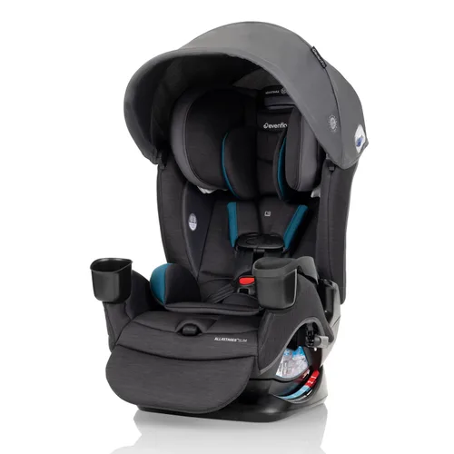 Vista 11 de Evenflo All4Stages - Asiento convertible delgado 4 en 1 para automóvil (gris balduino)