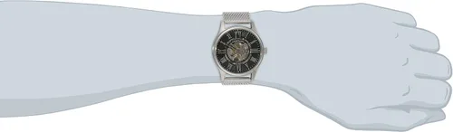 Vista 4 de Stührling Original, 747M.02"Classic Atrium Elite", reloj de acero inoxidable automático