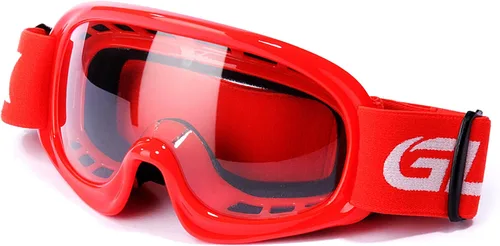 Vista 6 de GLX - Gafas modelo YH15 antiempañantes y resistentes a los impactos para motocross todo terreno y cuatrimoto, para niñas y niños; talle único