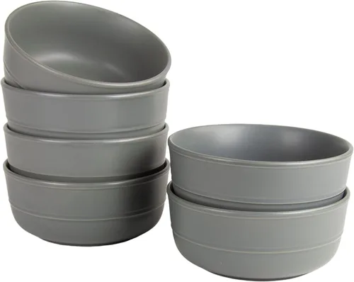 Vista 29 de Double Line - Taza de 3.75 pulgadas/12 onzas, juego de 6, azul cobalto