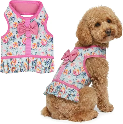 Vista 9 de Arnés para perro Parisian Pet - Arnés de libertad ajustable - Chaleco para perro de camuflaje verde - Arnés para perro de 100% tela de malla