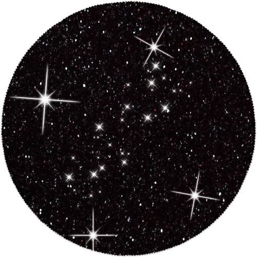 Vista 3 de Juego de 4 manteles individuales negros de cuero brillante con purpurina de 15.4 pulgadas para decoración de fiestas, bodas, día de Acción