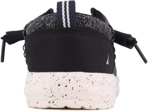 Vista 3 de NAUTICA Mocasines cómodos para niños y jóvenes, zapatos náuticos con cordones, ligeros, casuales, elásticos, para niños pequeños y grandes, Rushford