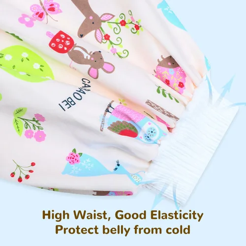 Vista 4 de 2 paquetes de falda de pañal impermeable para entrenamiento para ir al baño, pañal de tela cómodo para niños y niñas por la noche, Ciervo