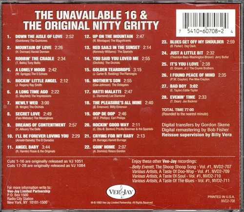 Vista 3 de The Unavailable 16 & The Original Nitty Gritty