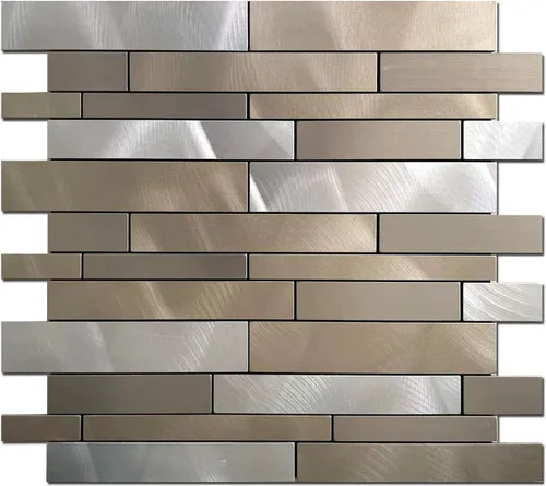 Vista 9 de 10 hojas de azulejos despegar y pegar para salpicadero de cocina, azulejos de mosaico autoadhesivos, para pegar en tocadores de baño, decoración