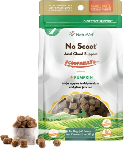 Vista 10 de NaturVet - No Scoot para perros - Plus calabaza - Apoya la salud de las glándulas anales y función intestinal - Mejorado con pulpa de remolacha