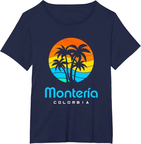 Vista 19 de Camiseta Montería Colombia, Negro