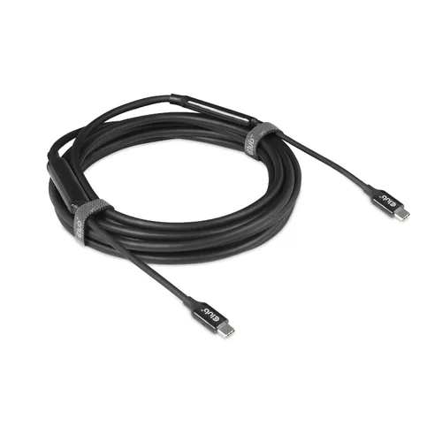Vista 11 de Club 3D Cable bidireccional USB Gen3X2 tipo C 8K60Hz, W128564682 (cable bidireccional 8K60Hz, datos 40Gbps, Pd 240W (48V/5A) Epr M/M 2M / 6.56 pies