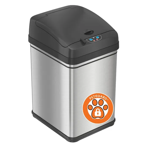 Vista 13 de iTouchless - Bote de basura con tapa y sensor para reemplazar los modelos IT13MX, IT13MXL, DZT13P, DZT13PL, DZT13M, DZT08P, DZT08PL y otras