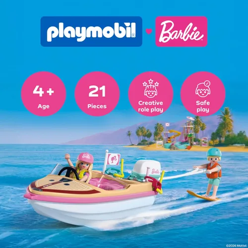 Vista 2 de Playmobil x Barco de Aventura Barbie