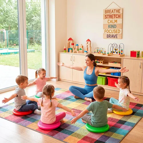 Vista 5 de Amylove Cojines tambaleantes inflados de 13 pulgadas para niños Surtido