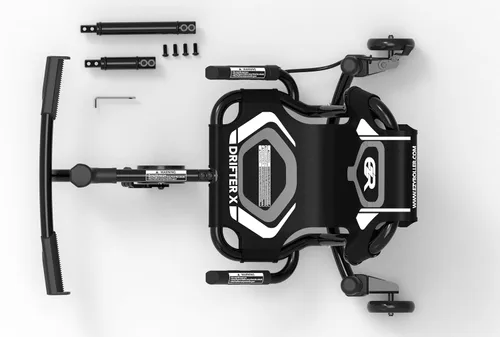 Vista 2 de EzyRoller Nuevo juguete Drifter-X Ride on para mayores de 4 años, hasta 150 libras. - Negro